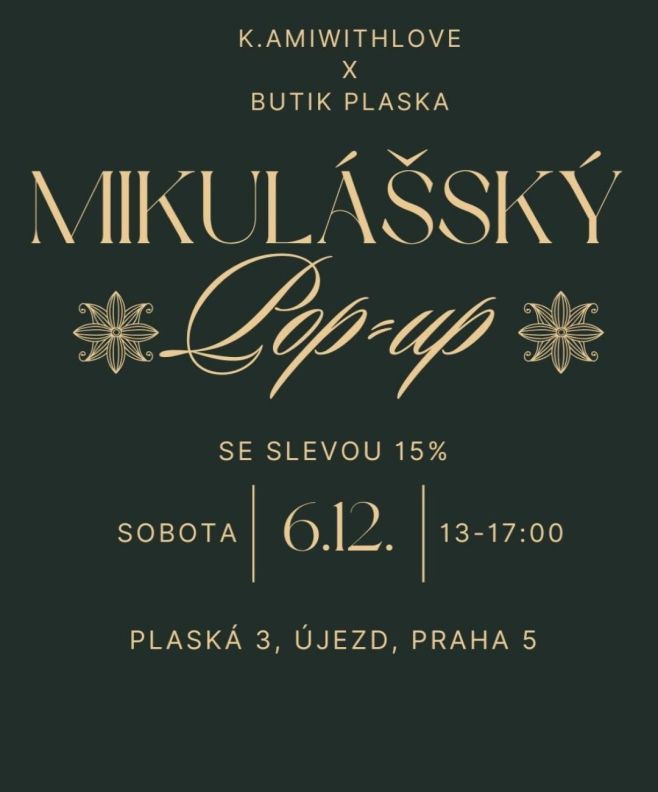 ✨ Pozvánka na tuto sobotu! ✨ Přijďte si vybrat ten pravý vánoční dárek pro sebe nebo své blízké 🎁 Čekají na vás originální...