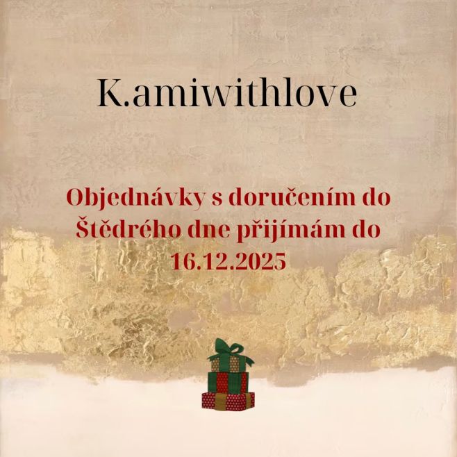 Moji milí, pokud chcete pod stromečkem obdarovat někoho blízkého šperkem ode mě, bude mi ctí stát se vaším Ježíškem se...